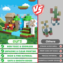 Blocos de construção magnéticos mina mundo casa floresta magnética tijolo cubo brinquedos conjunto haste sensorial 2025 melhor presente para 3 + menino menina criança