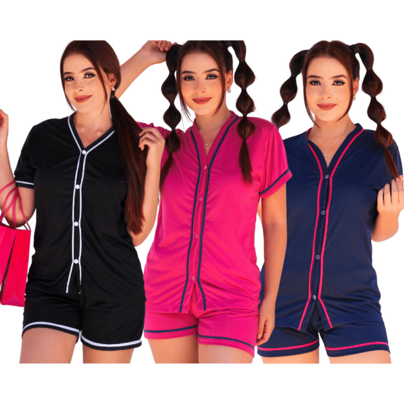 (Nº 250) Pijama Feminino Aberto Adulto Baby Doll